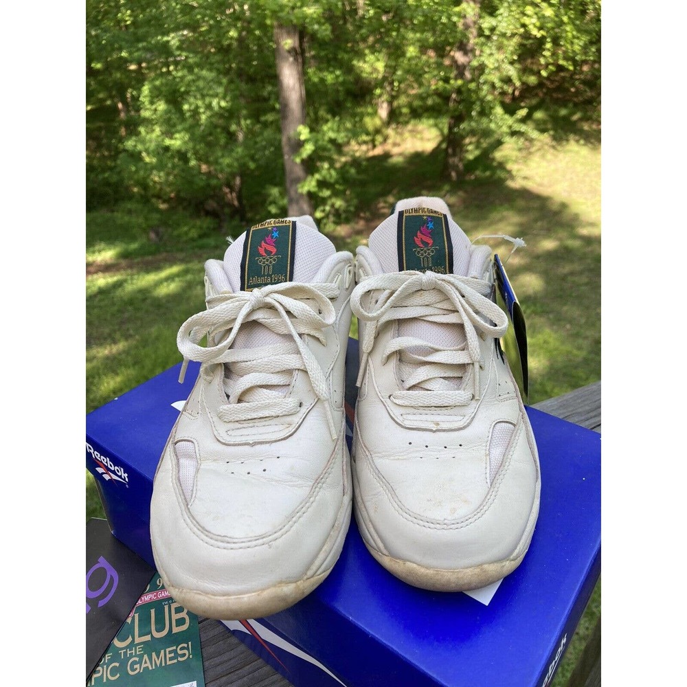 Reebok 1996 Olympic‎ Walking Shoes White Classic Women's Size 9.5 - Picture 3 of 8